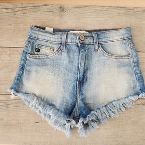 KanCan Hot Jean Cut off Frayed Tessel  Strech Jean Sexy Party Shorts Mini Denim
